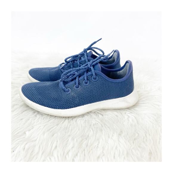 Allbirds Tree Runners Size 8 Blue Women's Mesh Low Top Active Running Sneaker - Picture 5 of 12